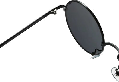 Sonnenbrille Retro schwarz