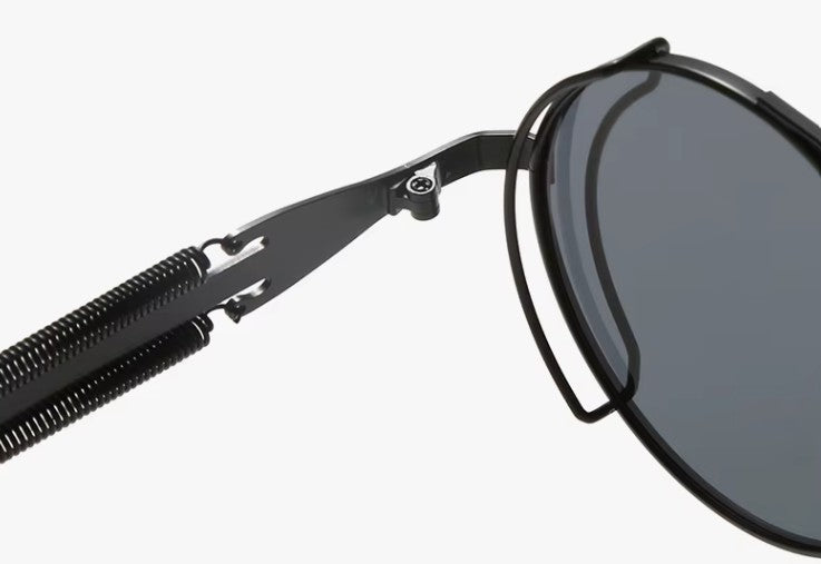 Sonnenbrille Retro schwarz