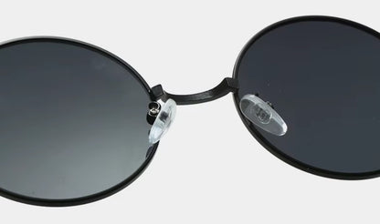 Sonnenbrille Retro schwarz