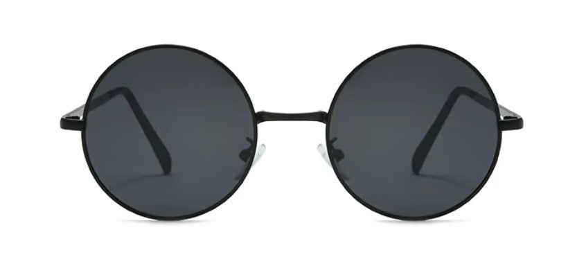 Sonnenbrille Retro schwarz