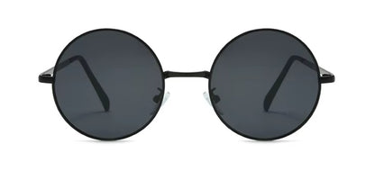 Sonnenbrille Retro schwarz