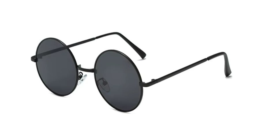 Sonnenbrille Retro schwarz