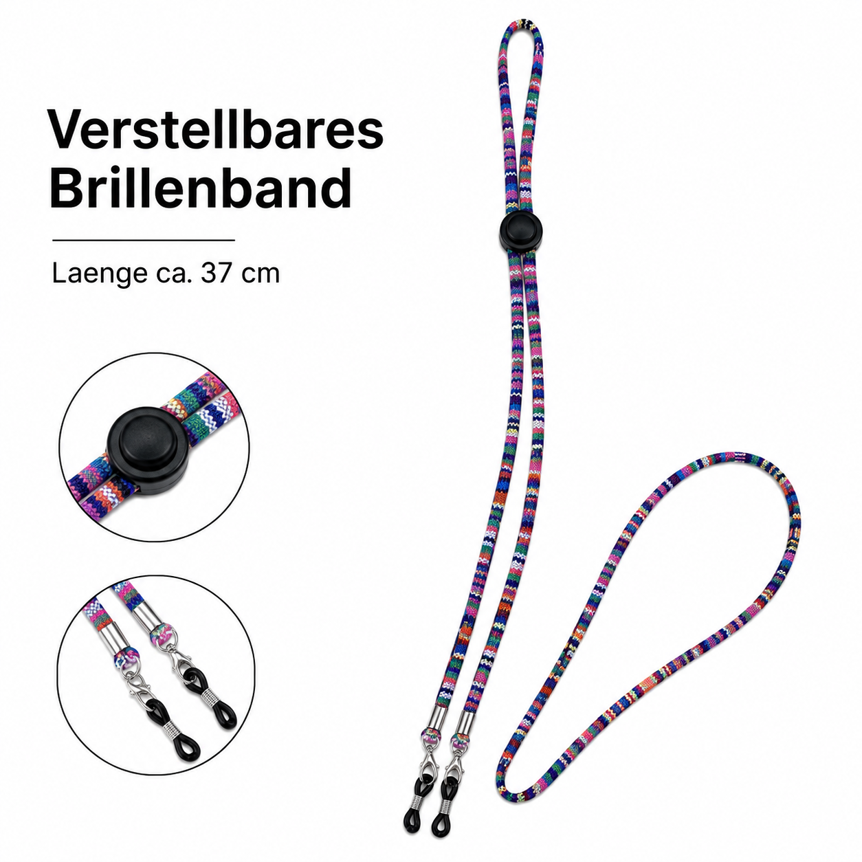 Brillenband verstellbar