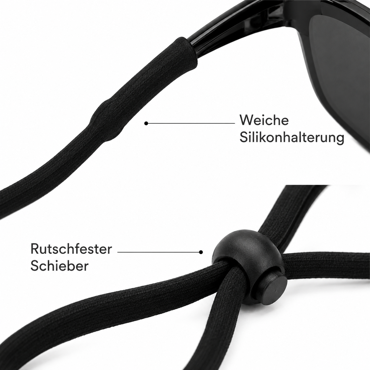 Microfiber bag sunglasses gray