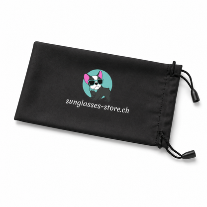 Microfiber bag sunglasses black