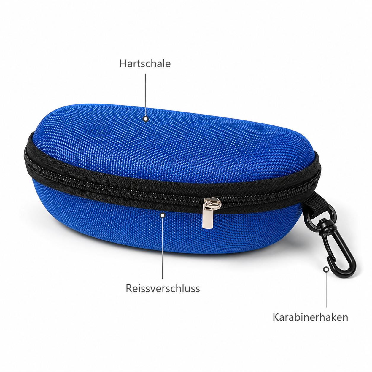 Brillenetui blau