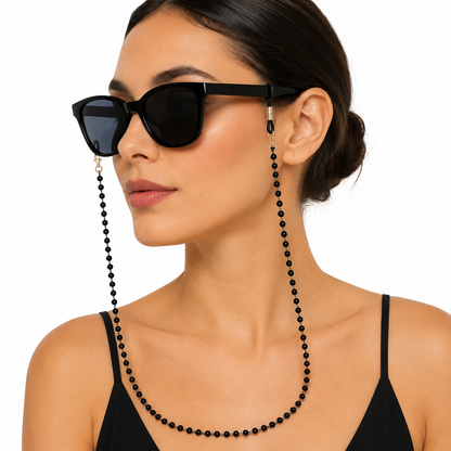 Brillenkette schwarz