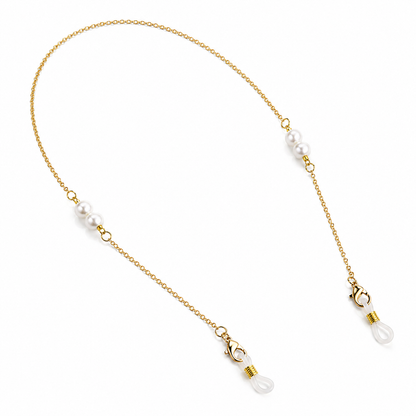 Brillenkette goldig