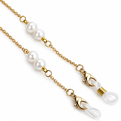Brillenkette goldig
