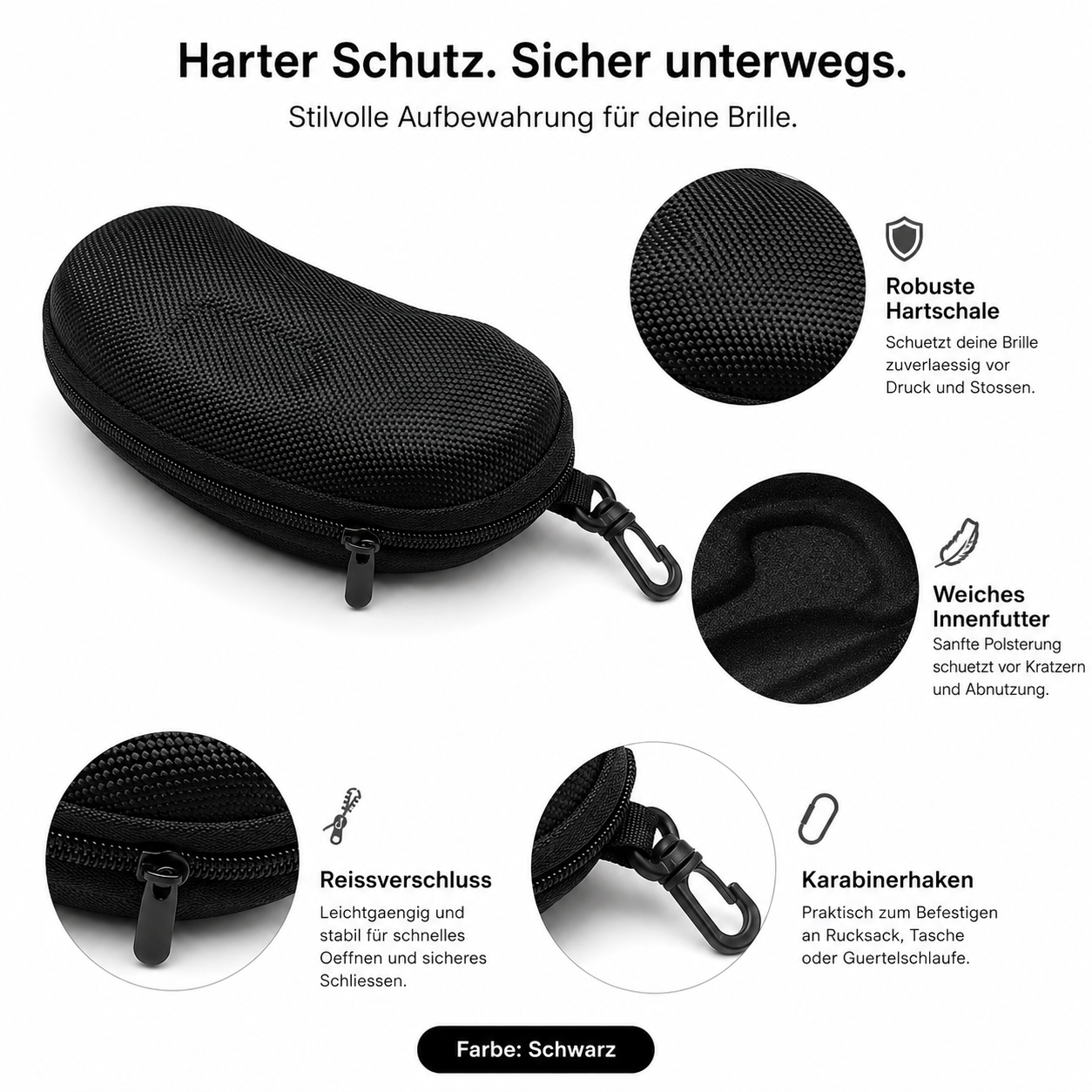 Brillenetui für Sportbrillen