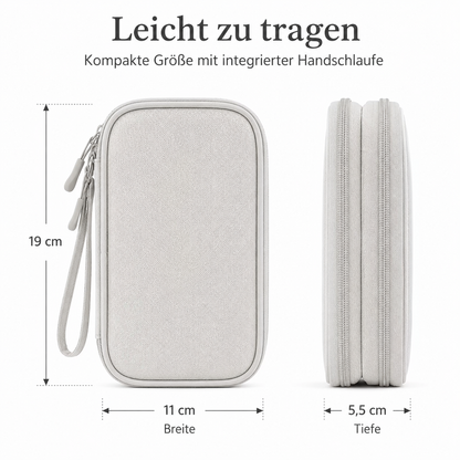 Kabel Organizer Etui grau
