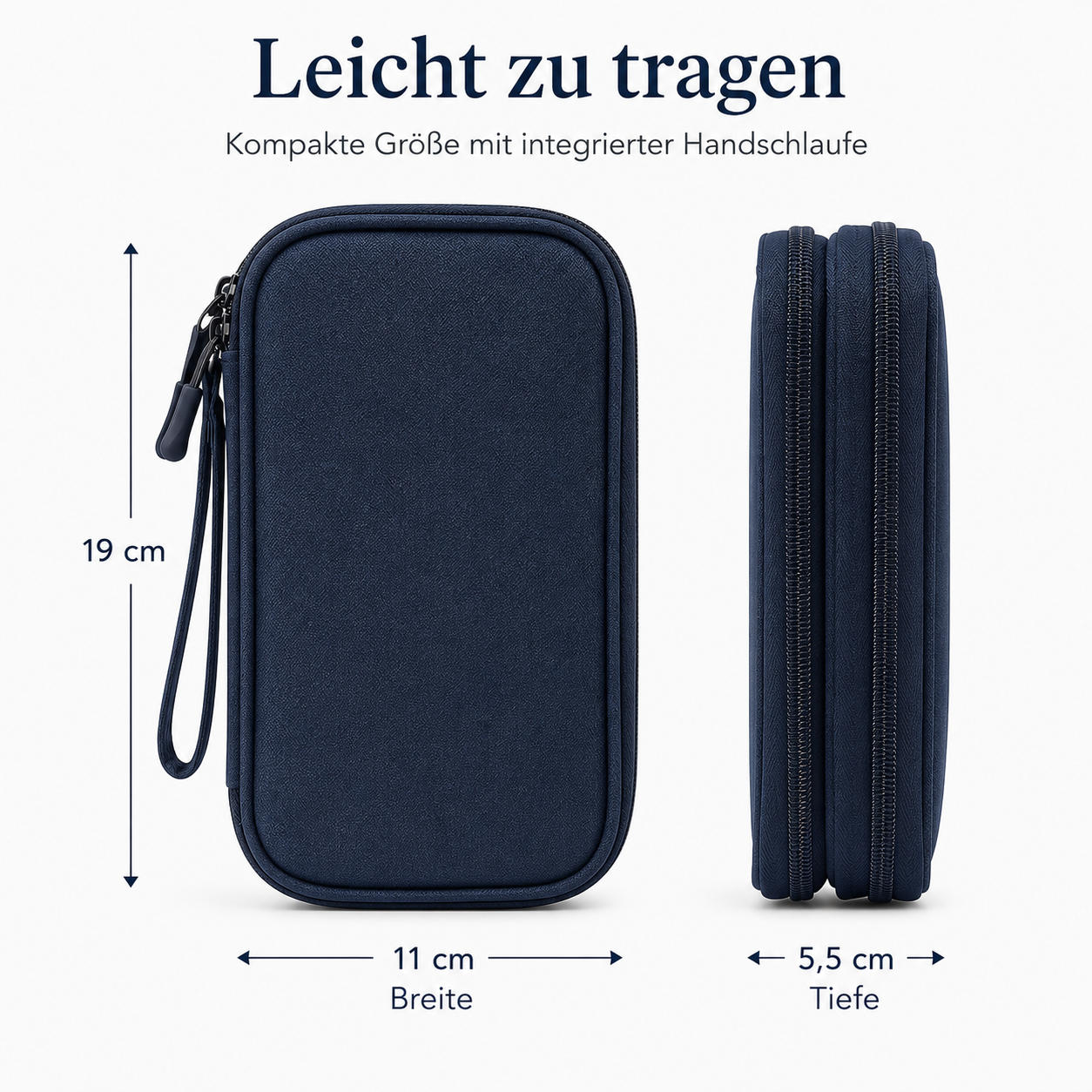 Kabel Organizer Etui Navy