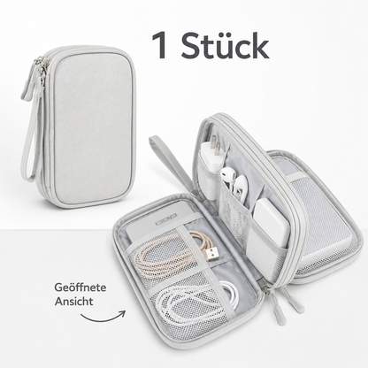Kabel Organizer Etui grau