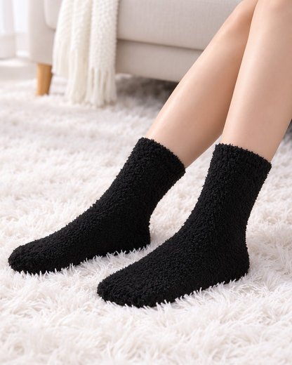 Kuschelsocken schwarz
