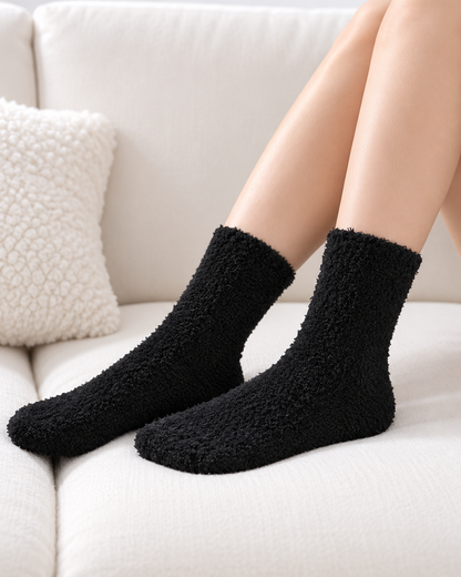 Kuschelsocken schwarz