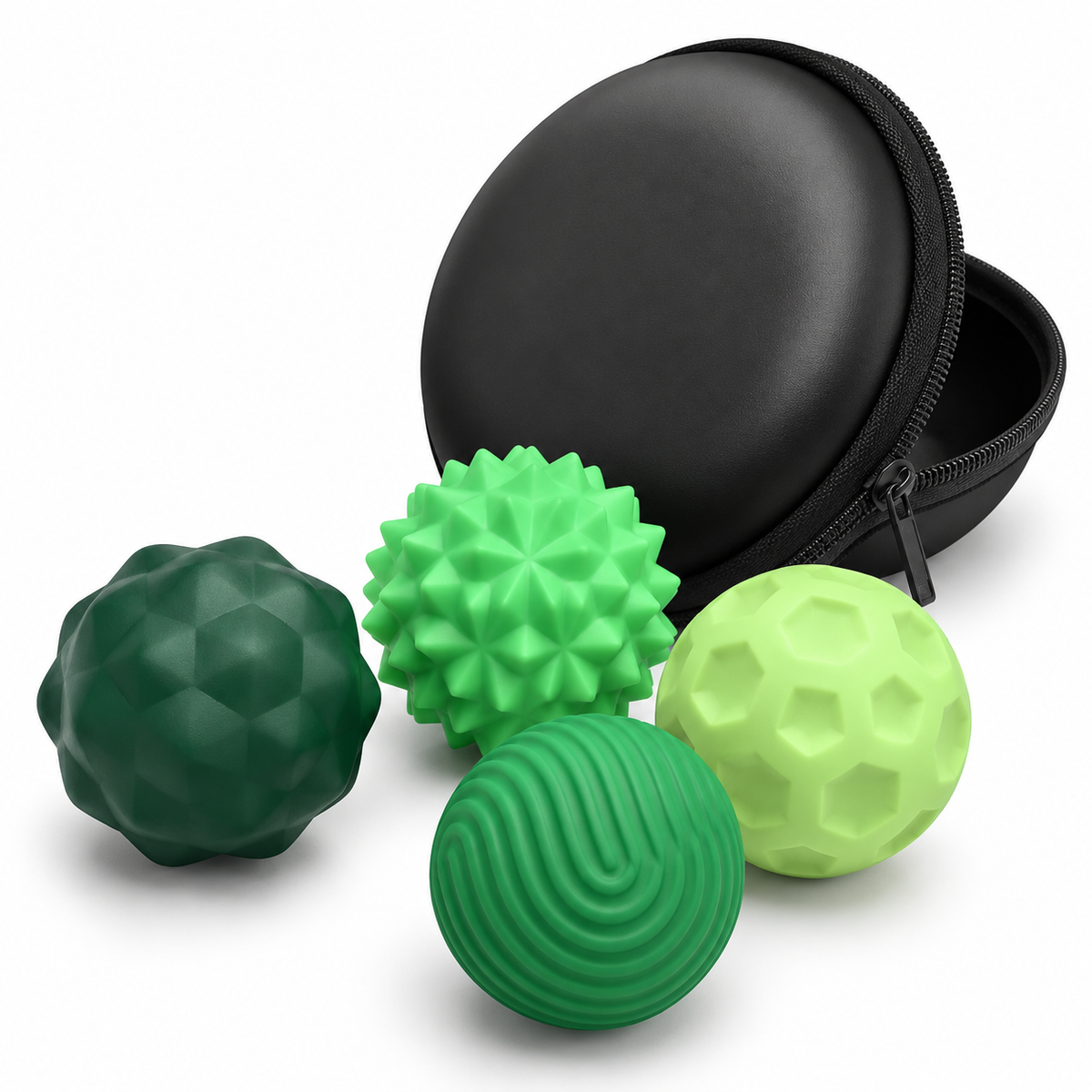 4-Magnetische Bälle inkl. Box grün