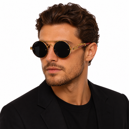 Runde Sonnenbrille