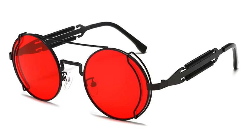 Sonnenbrille Retro rot