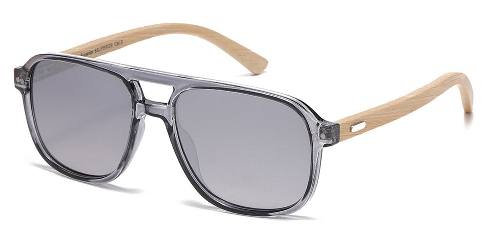 Sonnenbrille Aviator Bambus