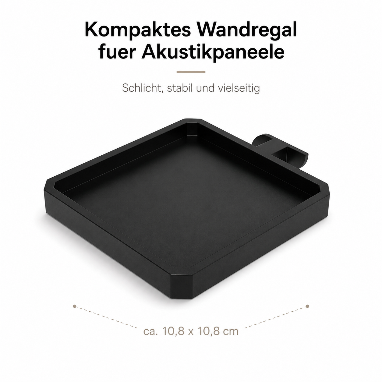 Wandregal für Akustikpaneele