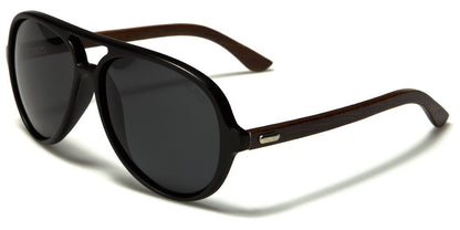 Sonnenbrille Aviator Holz